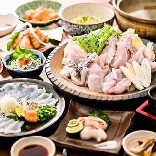 「八丁堀で楽しむ！国産とらふぐの贅沢鍋コース – 中俣酒造 茂助」