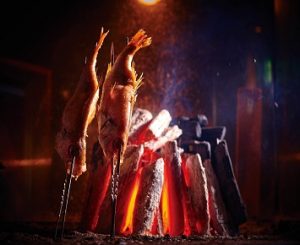 居酒屋「のどぐろの中俣築地」ののどぐろ原始焼き3