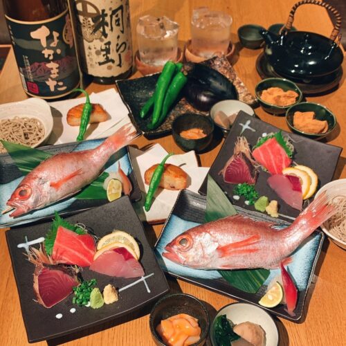築地で季節野菜と炭火焼を堪能する美味しいひととき…おもてなしにも最適です
