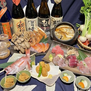 八丁堀で味わう至福の会席…金目鯛料理や炭火焼きをお楽しみください